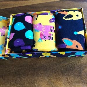 Happy Socks NIB birthday set sz 10-13